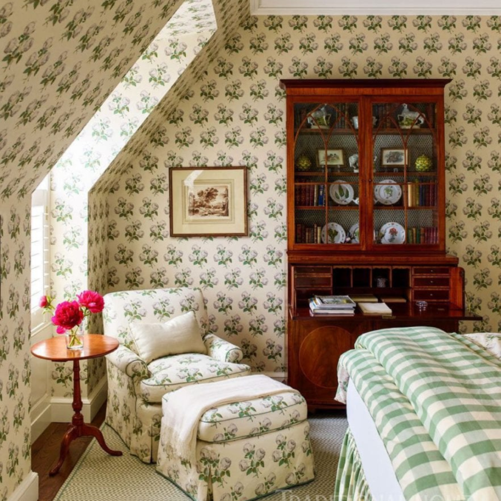 Bowood and green gingham