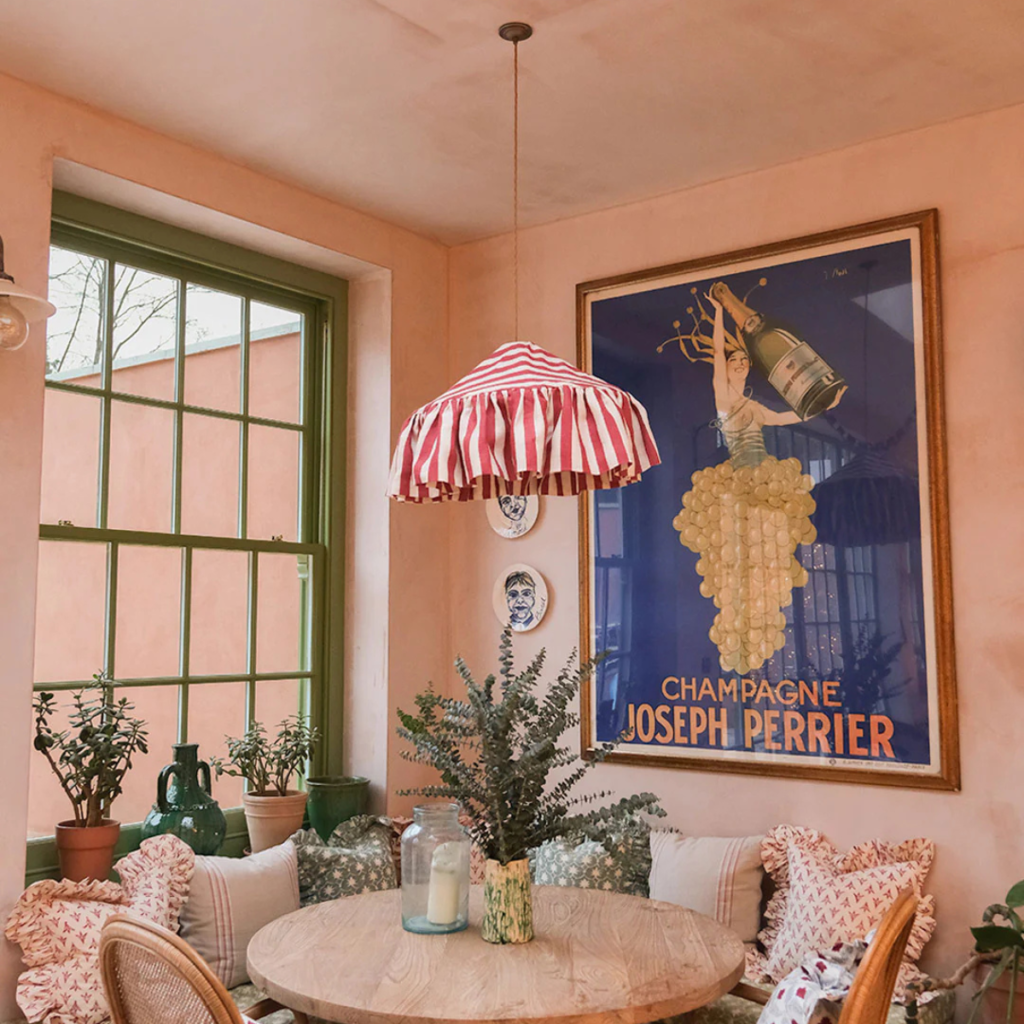 Pantry striped lampshade Alice Palmer 