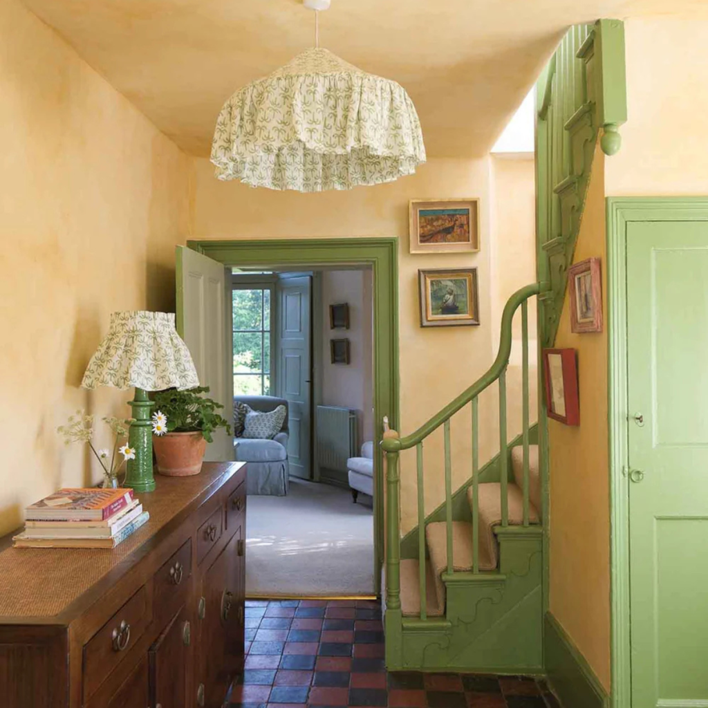 Green Hallway at Alice Home Interior Decor 