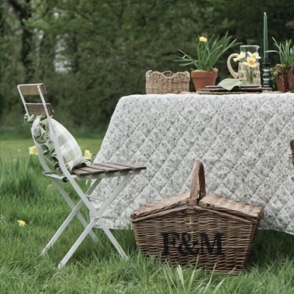Spring tablescape